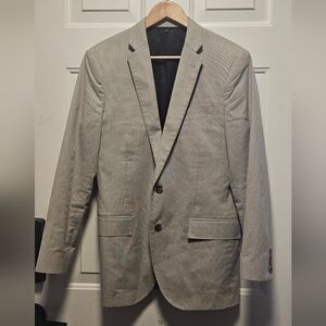 J. Crew Light Gray Pinstripe Blazer